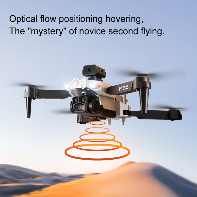 LU200 Drone – 8K Triple Camera, 5G GPS, 10KM Range, Obstacle Avoidance, Foldable Quadcopter
