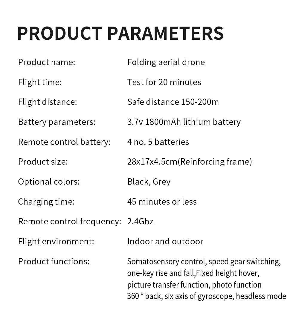 E88 Professional Wide Angle RC Drone – HD 4K Camera, Foldable Design, Ideal for Aerial Photography and Kids' Gifts