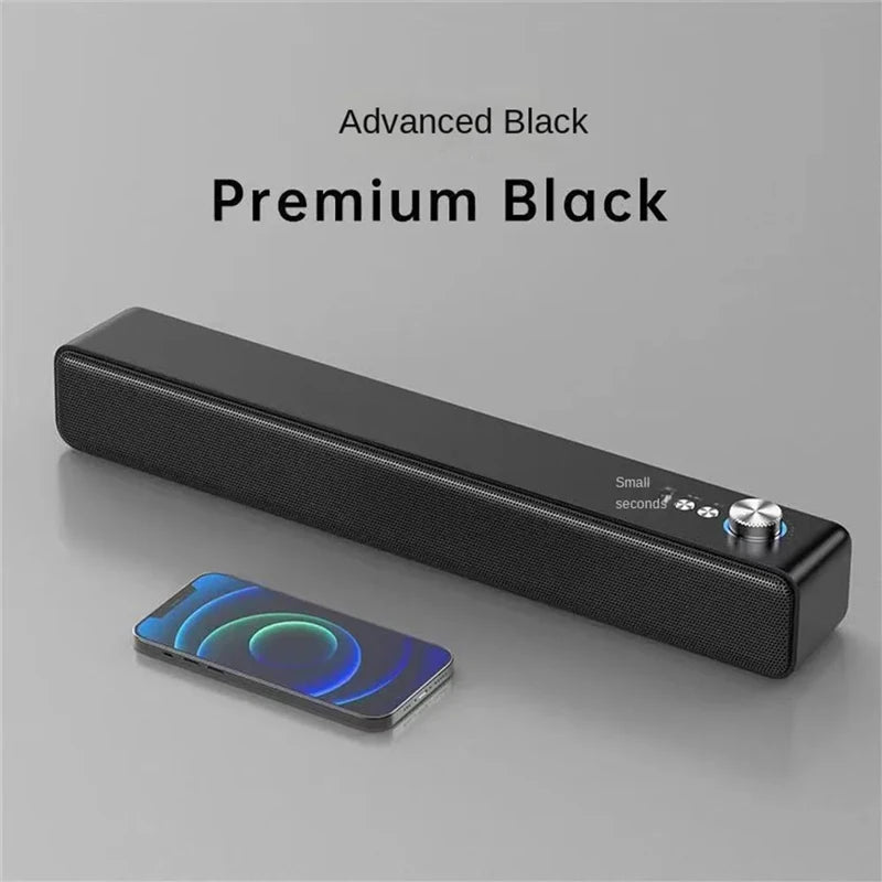 Original Bluetooth Subwoofer Soundbar – Wireless Audio Echo Wall Speaker for TV, Computer, and Home Theater