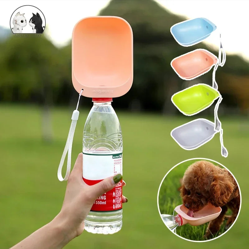 Portable Pet Travel Water Bottle – Leak-Proof Outdoor Water Dispenser for Dogs & Cats
