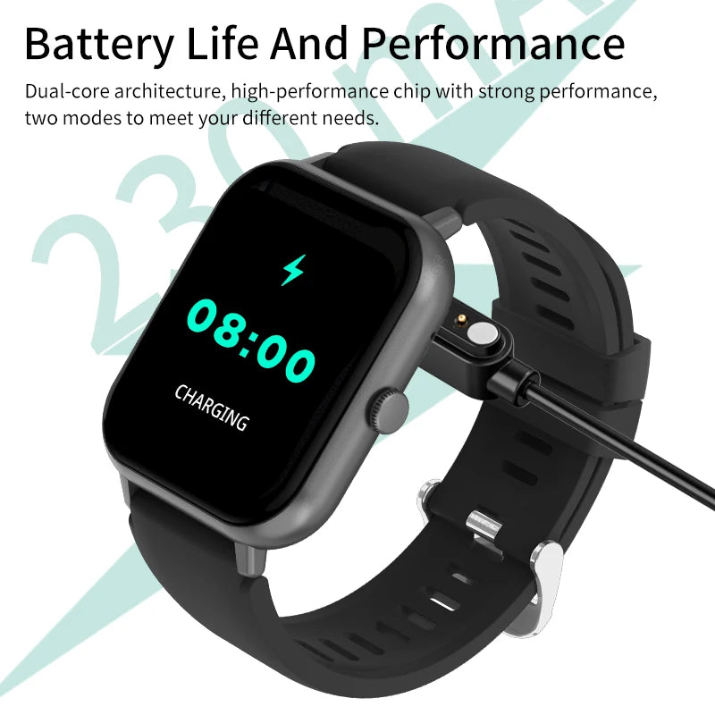 LIGE Waterproof Smart Watch Bluetooth Call Women