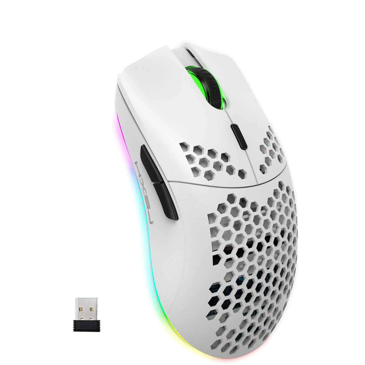 MAMBASNAKE x HXSJ T66 Wireless Gaming Mouse – 2.4GHz Rechargeable with 6 Programmable Buttons