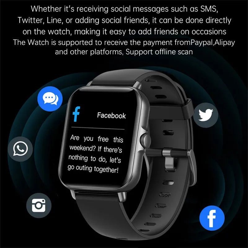 2022 Digital Smartwatch Sports Fitness Men's Women