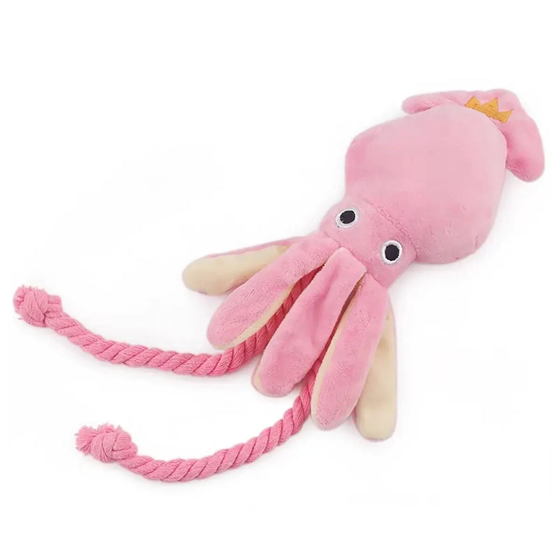 Super Pet Octopus Plush Rope Toy – Bite-Resistant Interactive Chew Toy for Dogs & Cats