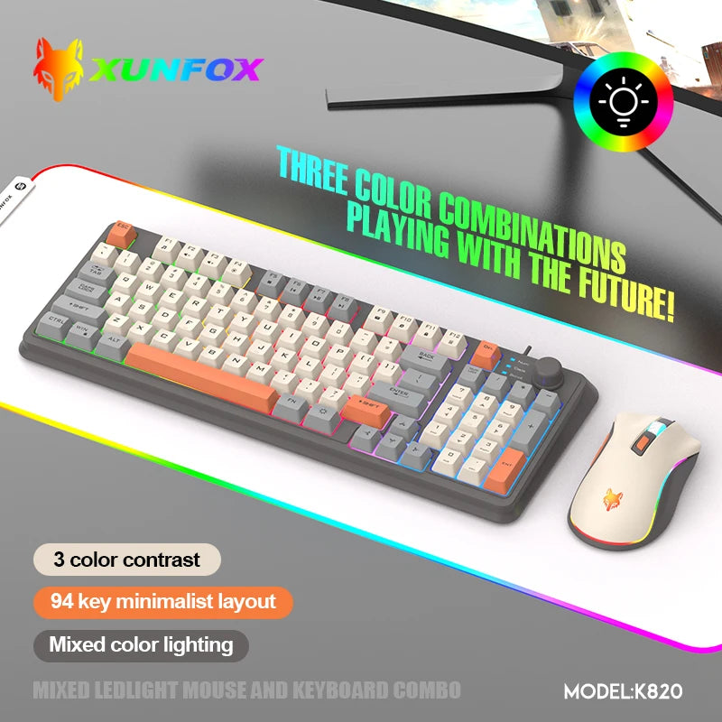 60% Wired Gaming Keyboard – RGB Backlit Ultra-Compact 61-Key Waterproof Mini Keyboard for PC/Mac Gamers
