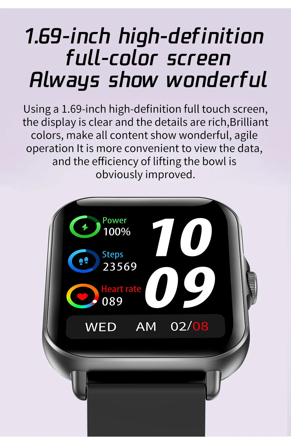 2022 Digital Smartwatch Sports Fitness Men's Women