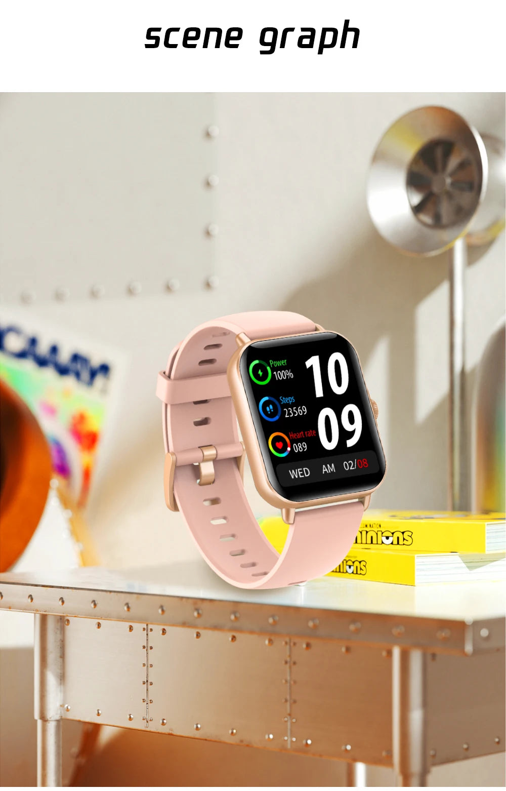 2022 Digital Smartwatch Sports Fitness Men's Women