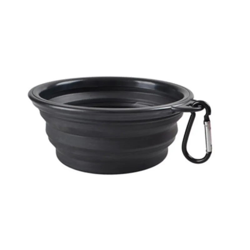 Portable Pet Food & Water Bowl – Durable TPR Silicone Collapsible Travel Bowl for Dogs & Cats